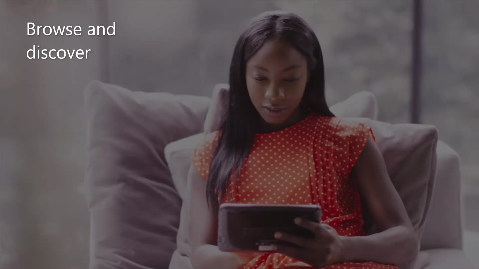 CashBlack's intro film: a woman browsing on a tablet, couples shopping on their laptops, couriers delivering orders, a family unpacking parcels and boxes packed for charity. Its captions read: Browse and discover Black-owned businesses. Shop for products and services from our growing range of retailers. Earn cashback on your purchases to spend or donate however you wish.
